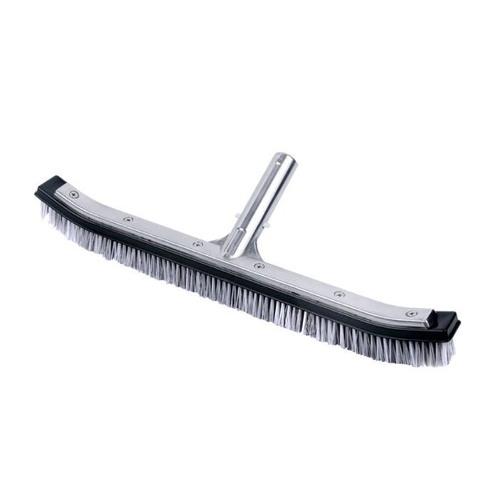 POOLINE BRUSH - 18" - MIXED BRISTLES - ALUMINUM BACK