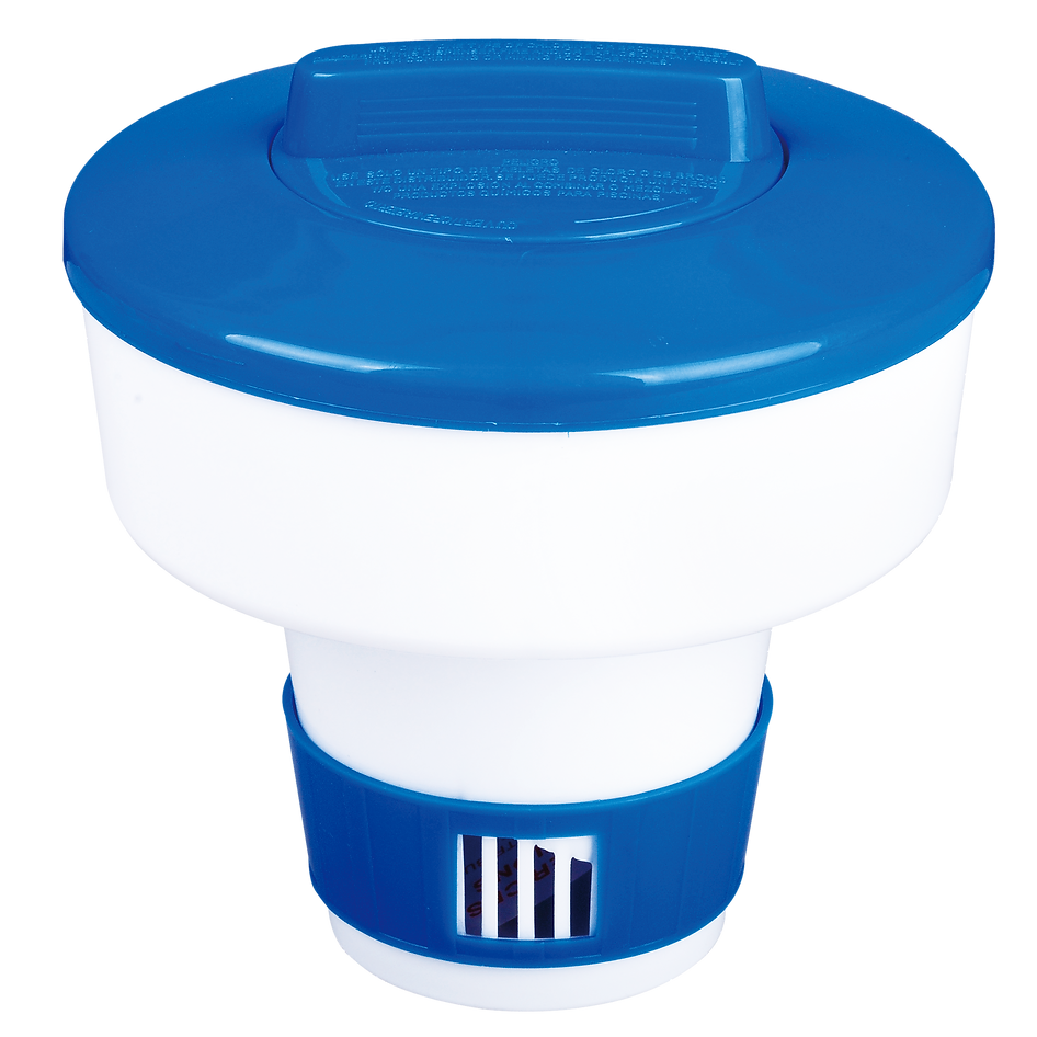 POOLINE FLOATING CHLORINE DISPENSER - 7"