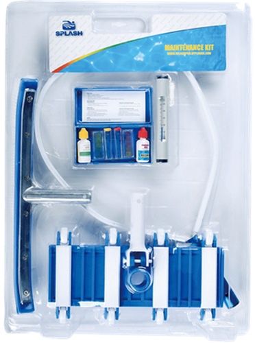 POOLINE MAINTENANCE KIT - IN-GROUND - CONTAINS NET, BRUSH, VACUUM HEAD, TEST KIT &amp; THERMOMETER