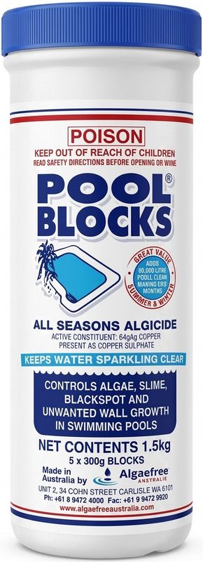 ALGAEFREE AUSTRALIA - POOL BLOCKS - 5 x 300g