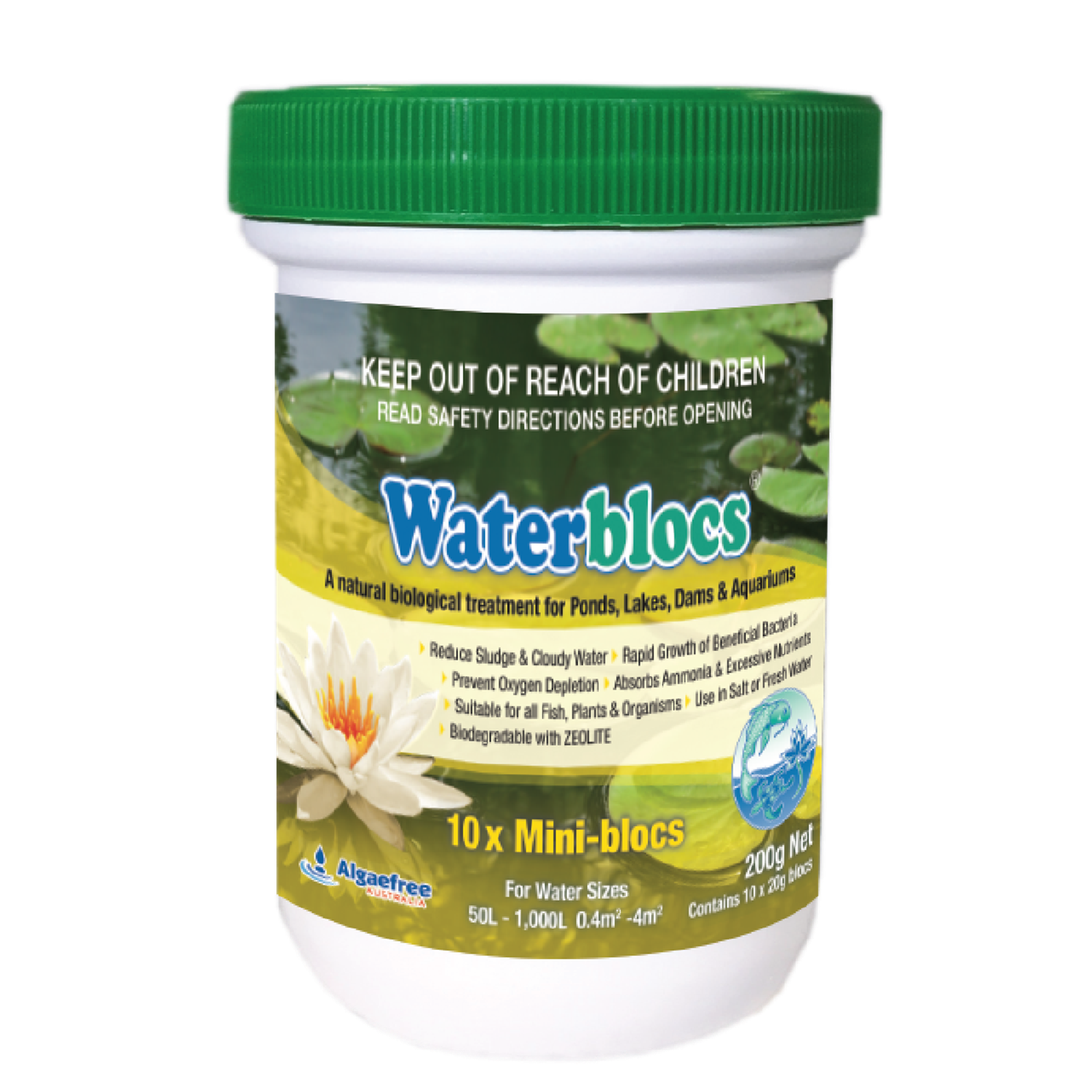 ALGAEFREE AUSTRALIA WATERBLOCS, Size: MINI