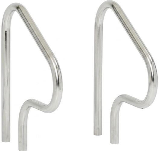 HANDRAIL - MARINE GRADE 316L STAINLESS STEEL - FIGURE 4 - GRAB PAIR - 35"