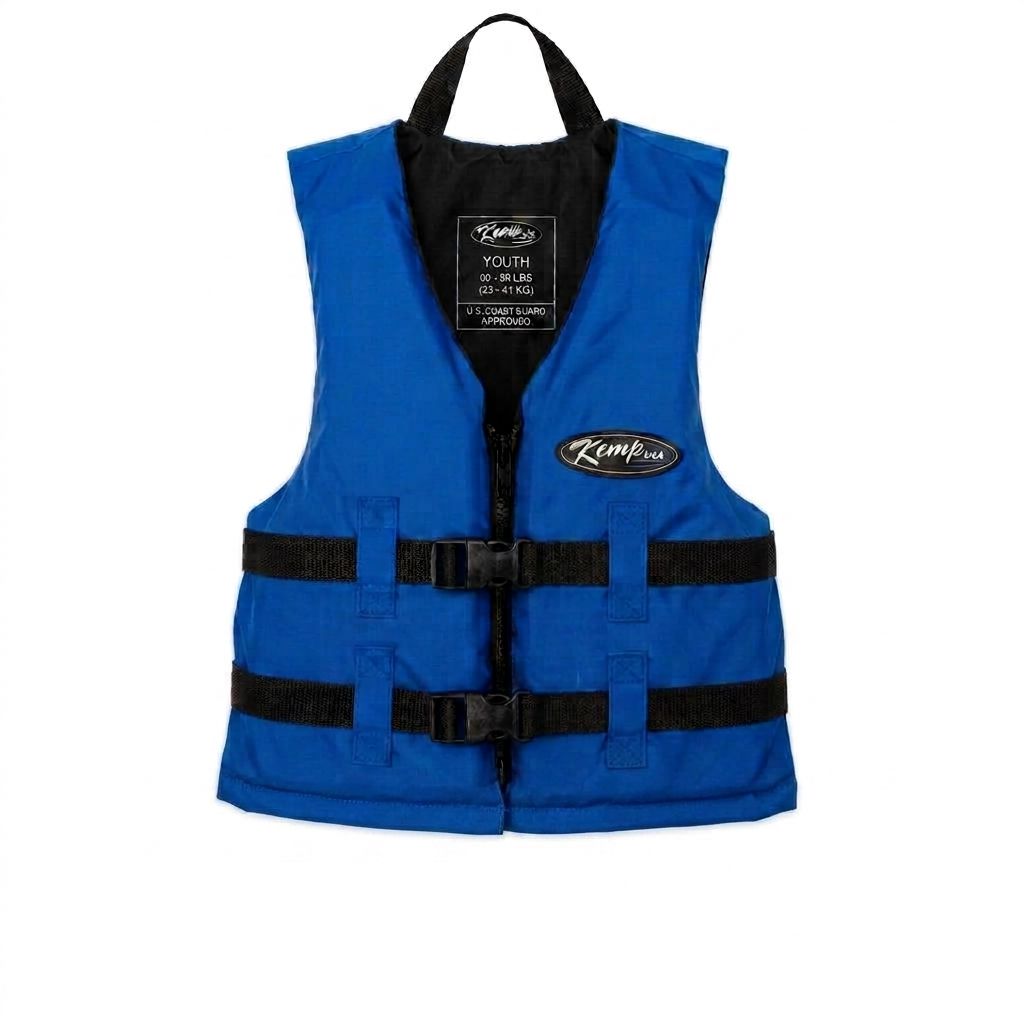 KEMP USA LIFE VEST - YOUTH - BLUE