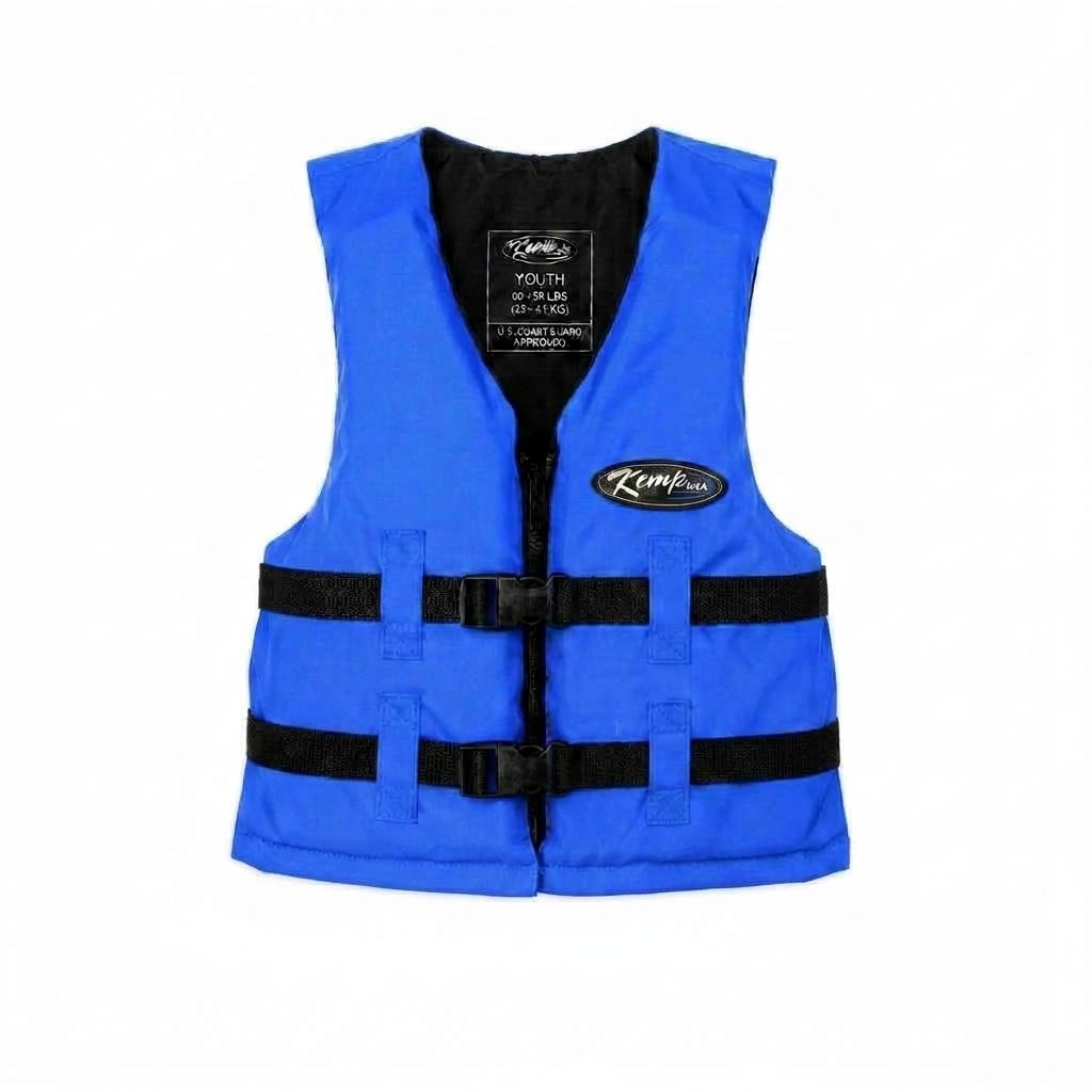 KEMP USA LIFE VEST - YOUTH - BLUE