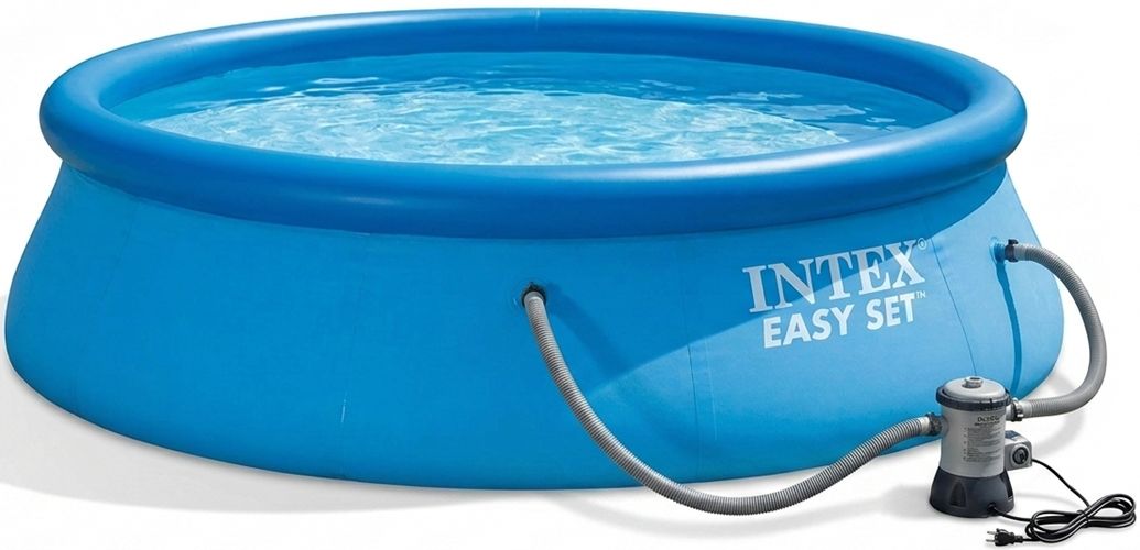 INTEX INFLATABLE - POOL - EASY SET - 10' x 30" - w/ PUMP