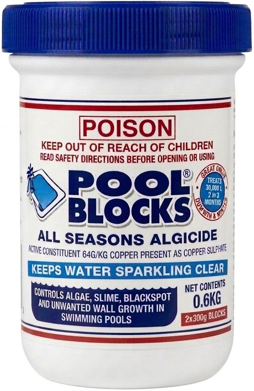 ALGAEFREE AUSTRALIA ALGAECIDE - POOL BLOCKS - 2 x 300 g
