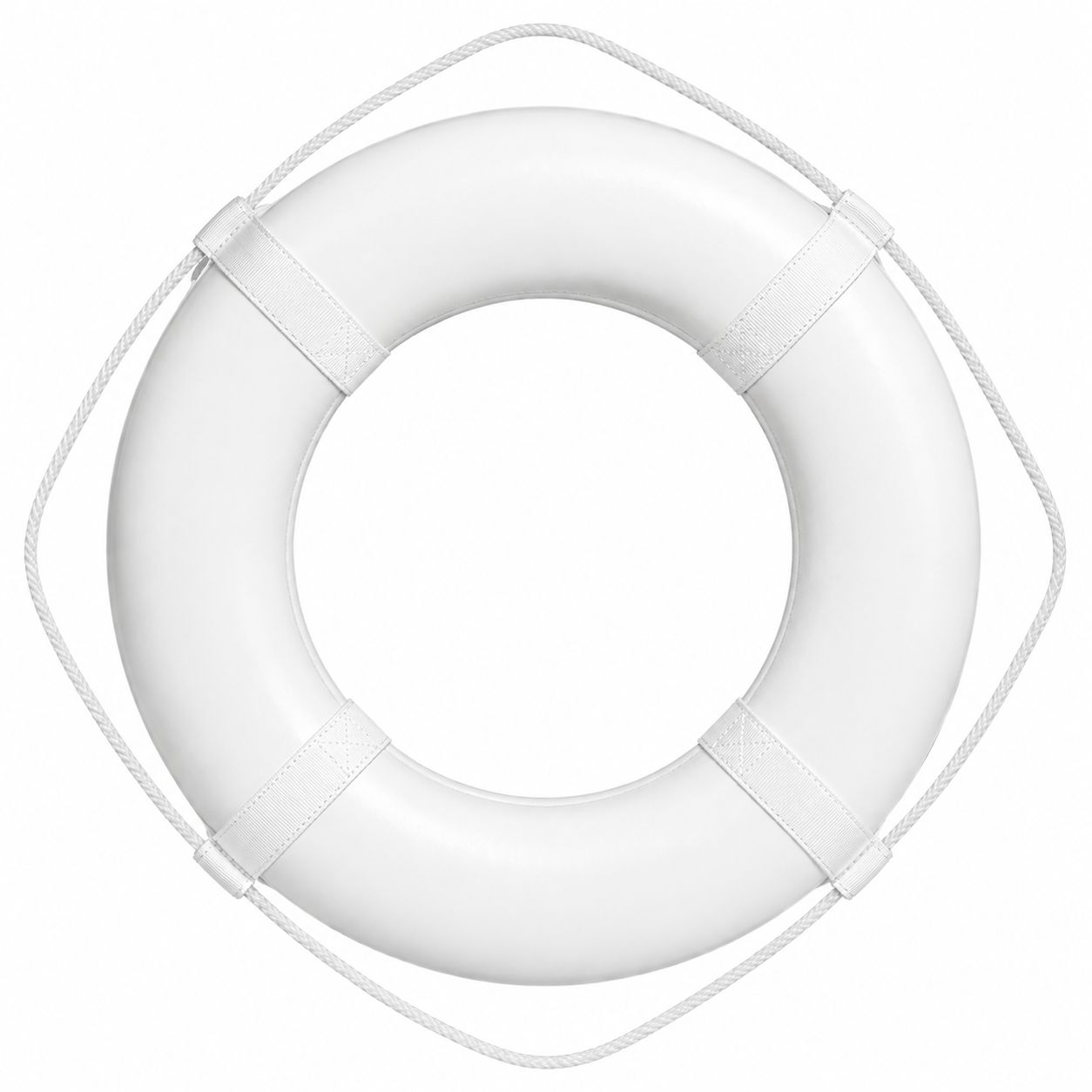 KEMP USA RING BUOY - USCG APPROVED - WHITE 20''