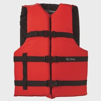ONYX LIFE VEST - ADULT OVERSIZED - RED