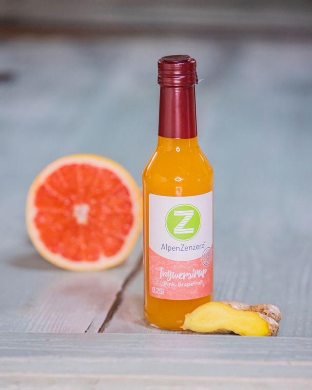 AlpenZenzero Pink-Grapefruit Rosmarin 0,25 Liter