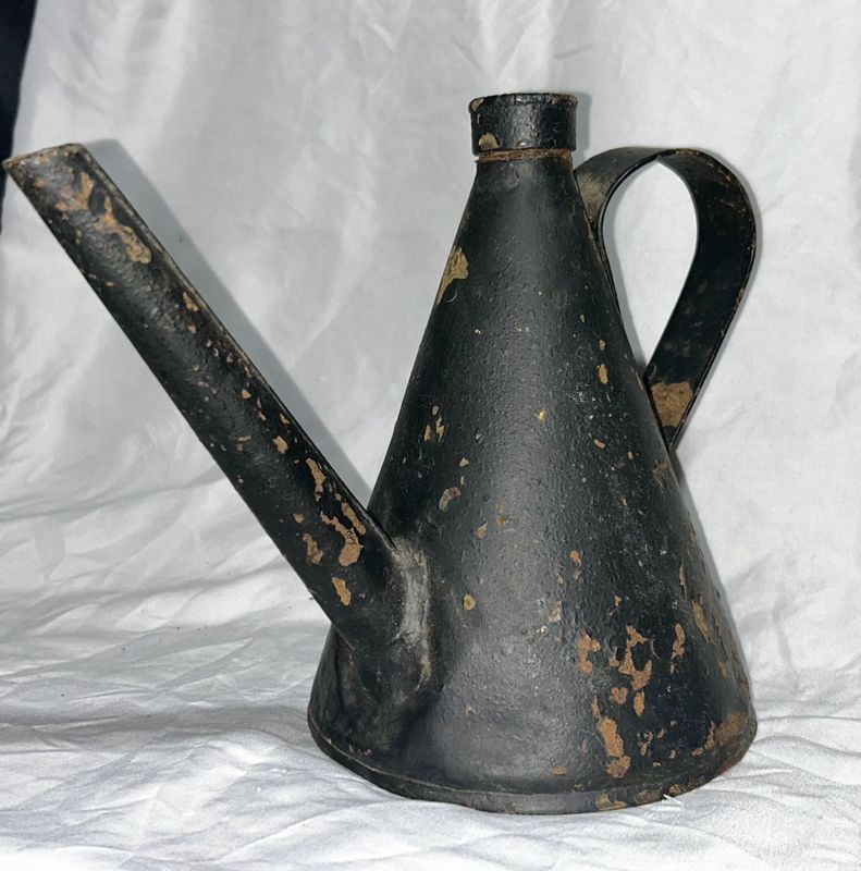 Antique Coal Miner&#39;s Oil Lamp