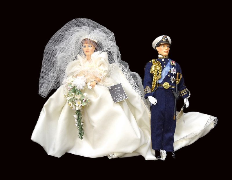 A Royal Wedding Commemorative Doll Set