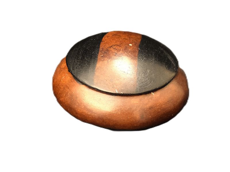 Ebony Wood Bowl and Lid Set