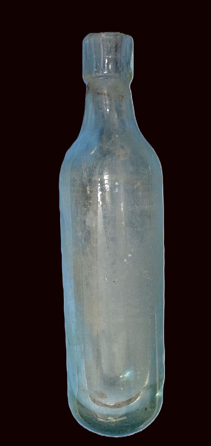Antique Hand Blown Torpedo Bottle, 1800’s
