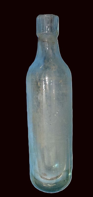 Antique Hand Blown Torpedo Bottle, 1800’s