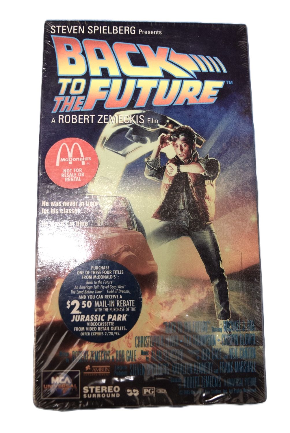Back to the Future Sealed VHS Tape, 1994