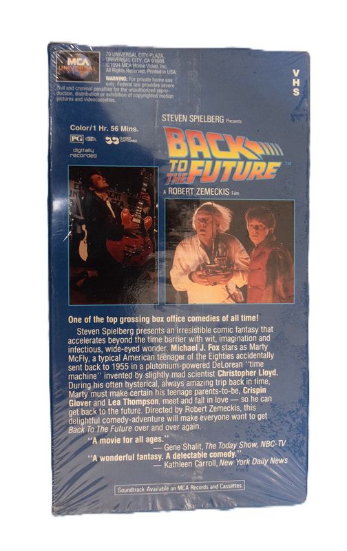 Back to the Future Sealed VHS Tape, 1994