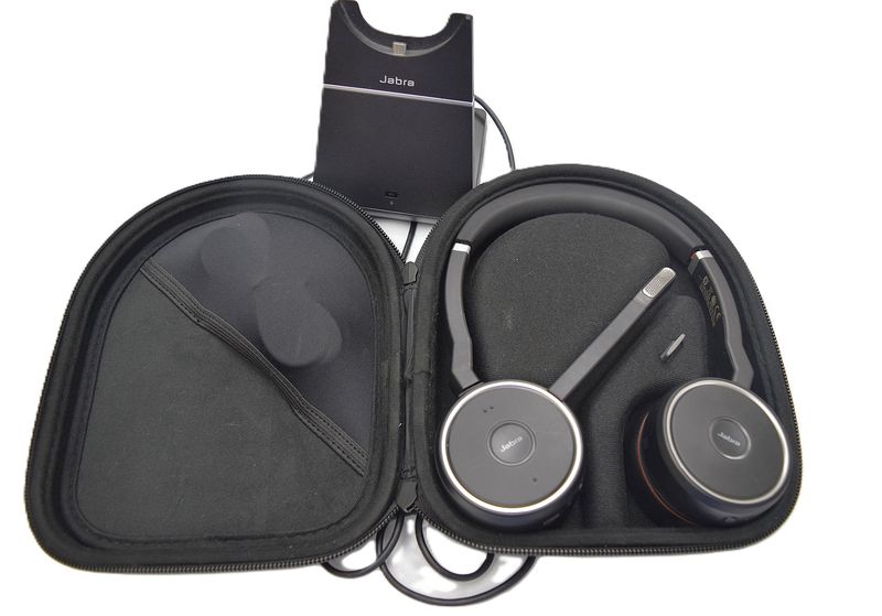 Jabra Evolve 75 Wireless Headset, Case and Charging Cradle *NEW*