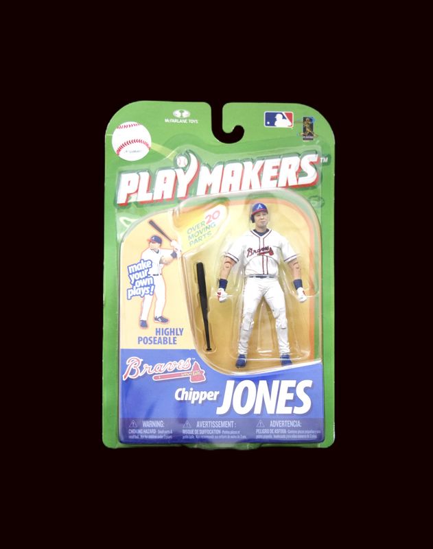 2010 MLB Play Makers, Chipper Jones, Atlanta Braves, McFarland Figure