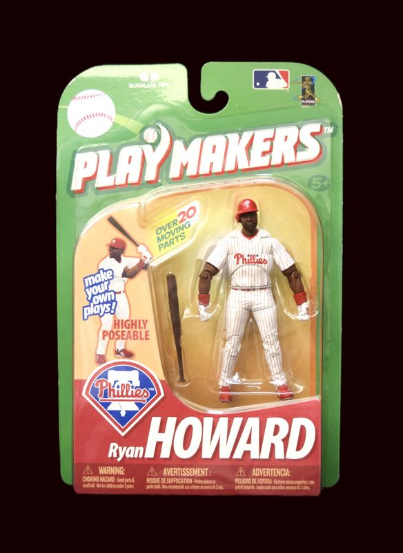2010 MLB Play Makers, Ryan Howard, Philadelphia Phillies, McFarland Figure