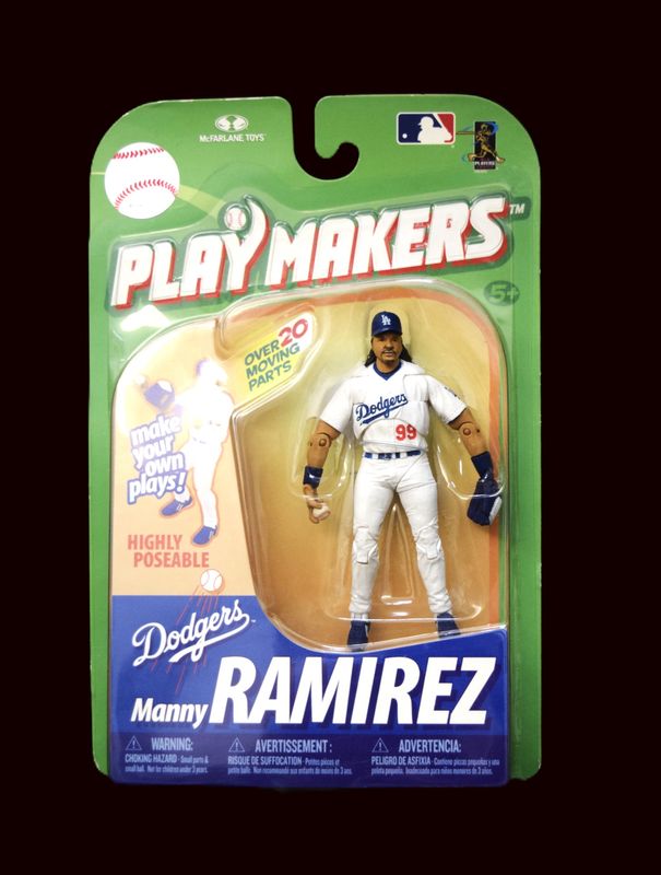 2010 MLB Play Makers, Manny Ramirez, LA Dodgers McFarland Figure