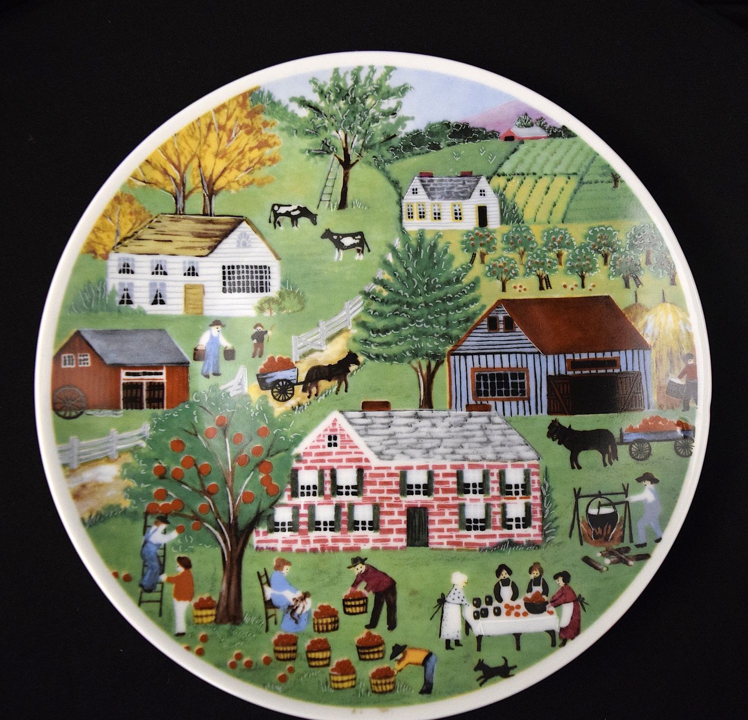 Vintage, Hand Painted Royal Porcelain, KPM Germany, Fall