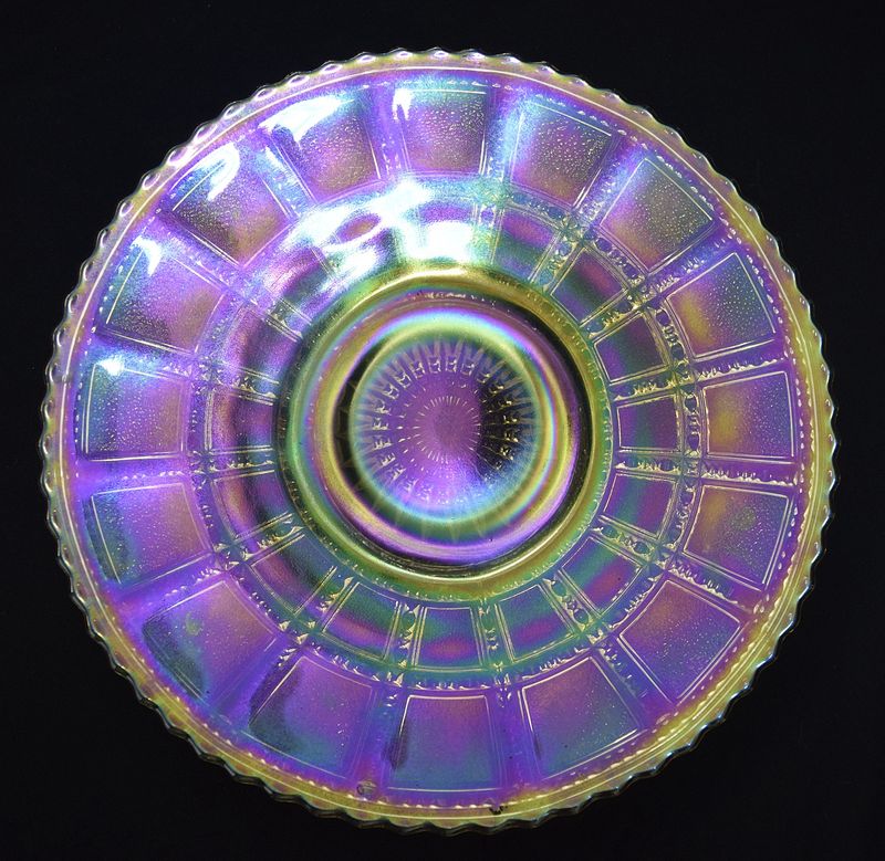 Imperial Carnivale Glass Plate, 1920’s-1930’s