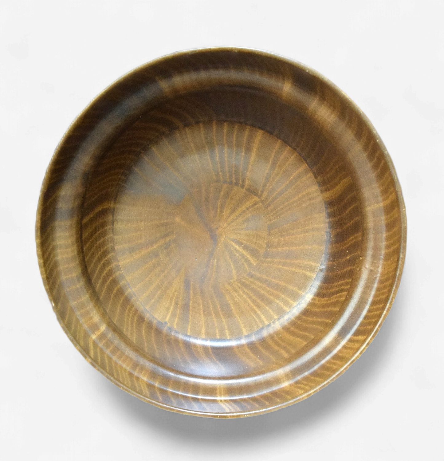 Mid-Century Cal Orig Woodgrain Pottery Set