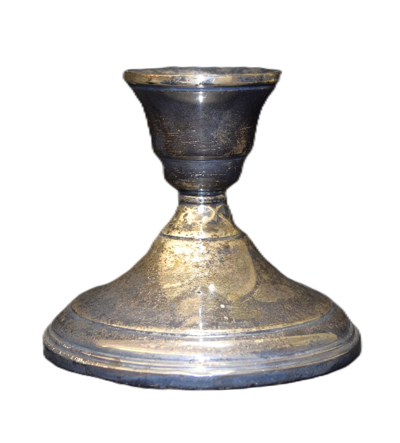 Weighted Sterling Silver Candle Holder