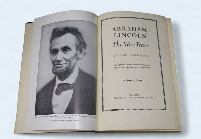 The War Years, Abraham Lincoln, 4 Volume Set