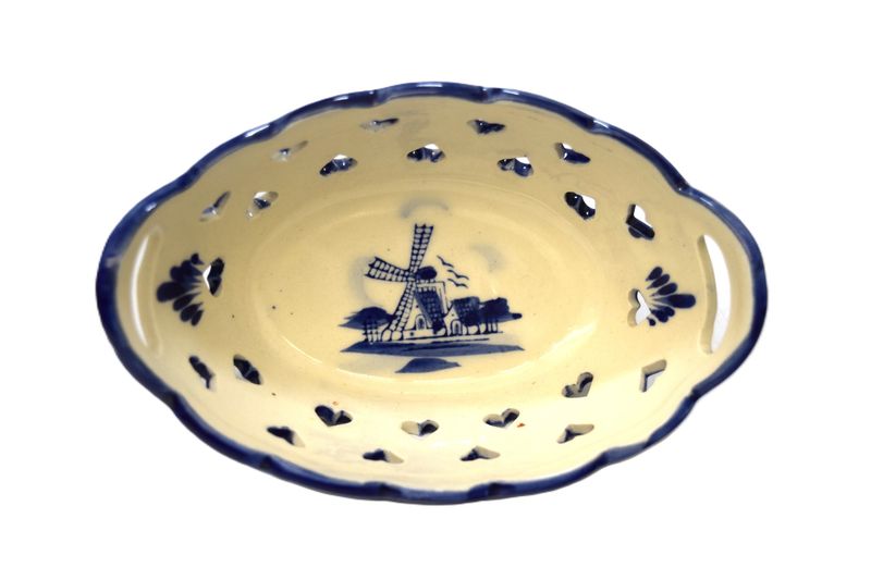 Vintage Delft Candy/Trinket Bowl
