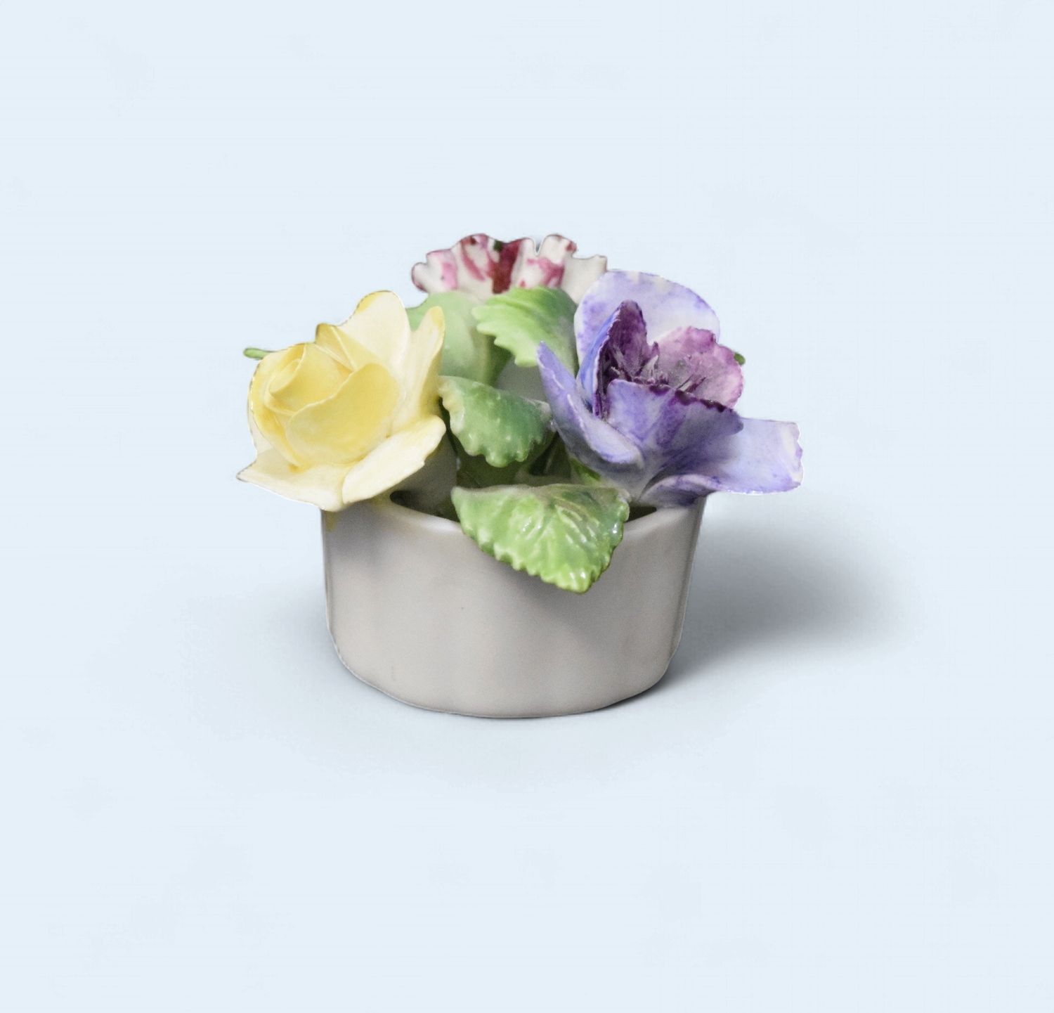 Vintage, Royal Adderly, Bone China Miniature Floral Bouquet