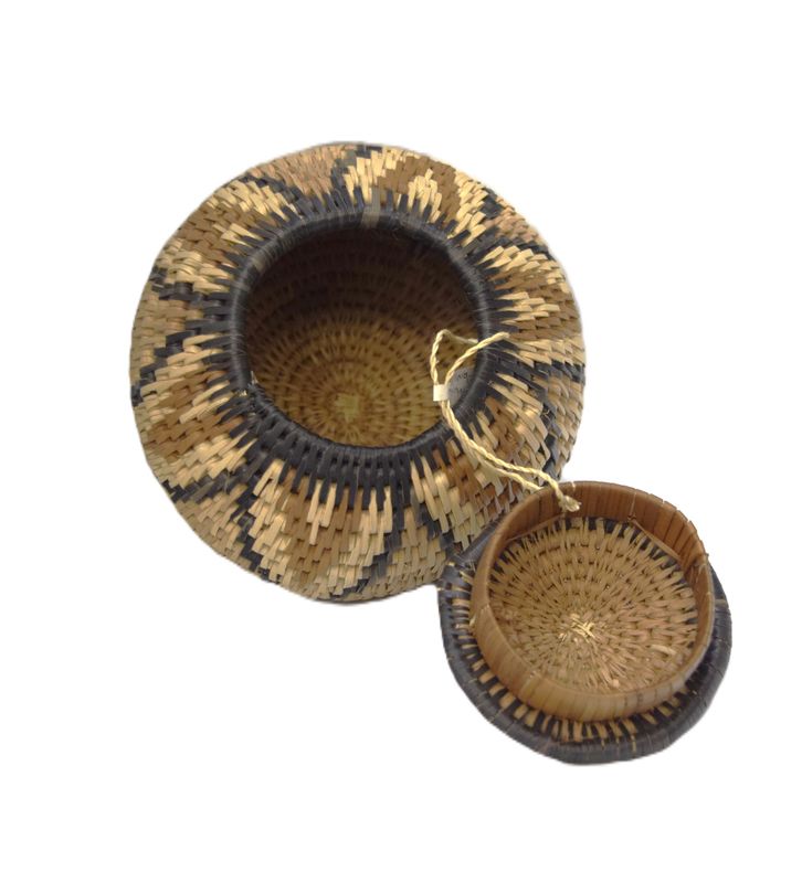 South African Herb Basket with Lid