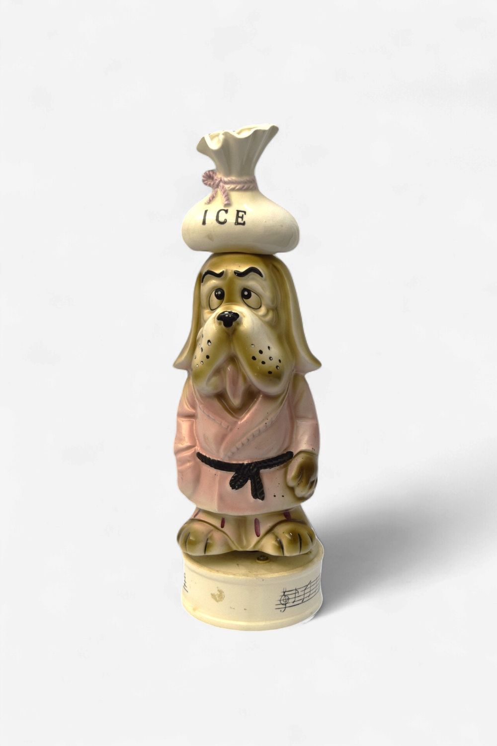 Vintage Mid-Century, Hangover Hound Decanter/Music Box