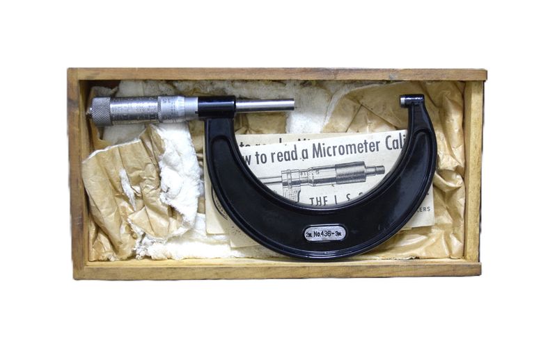 Vintage Starrett Micrometer, #436-3