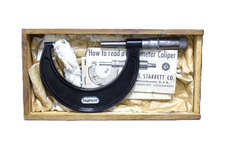 Vintage Starrett Micrometer, #436-3