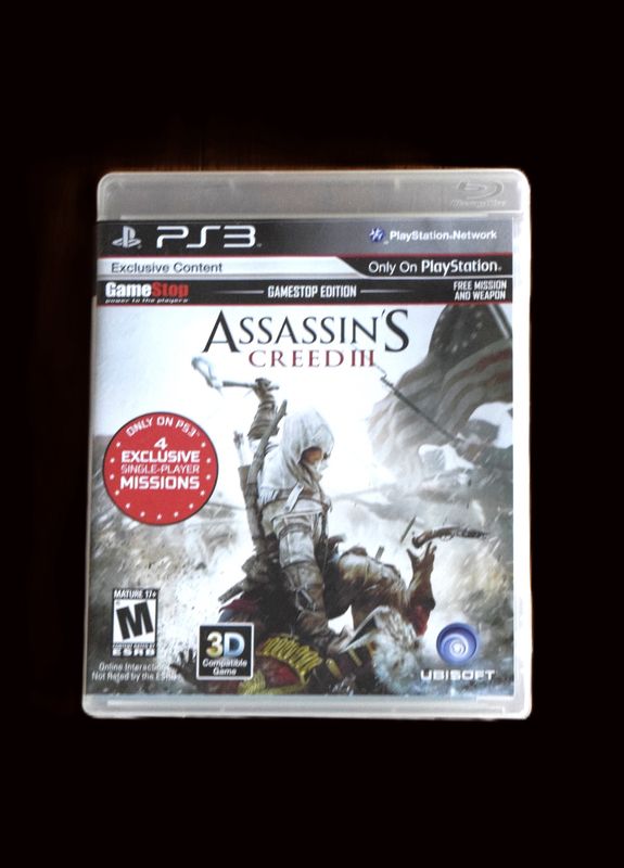 PS3 Assassins Creed III (pre-owned) Video Game