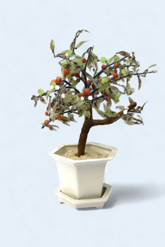 Vintage Glass Bonsai Tree