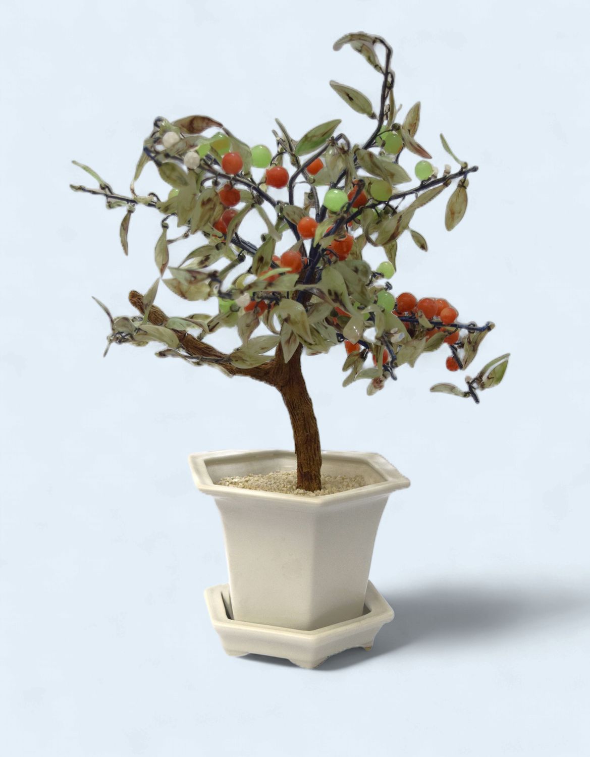 Vintage Glass Bonsai Tree