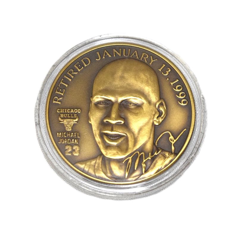Michael Jordan Retirement Bronze Coin, Highland Mint