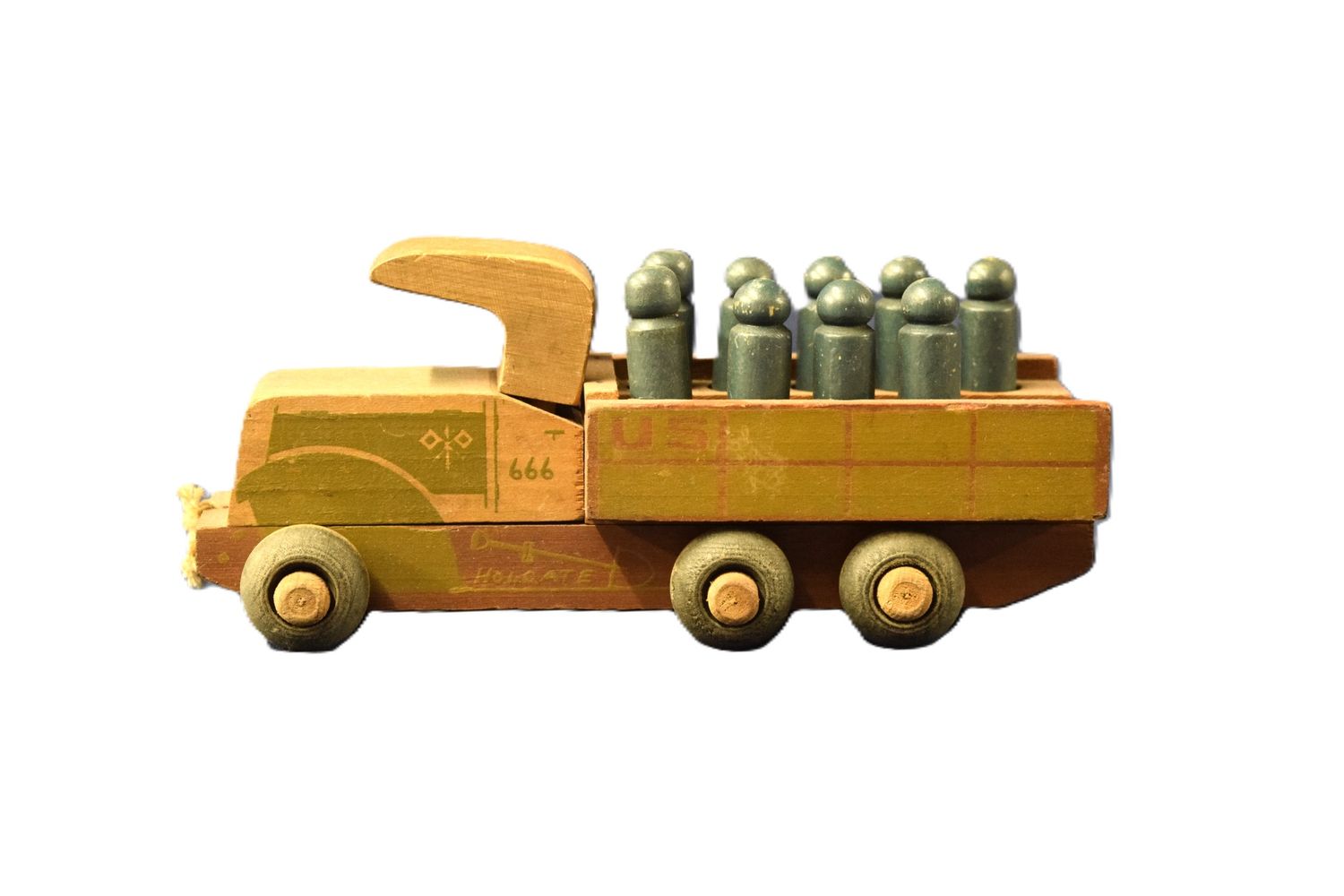 Vintage, Holgate Wooden Pull Toy Set. 1940’s