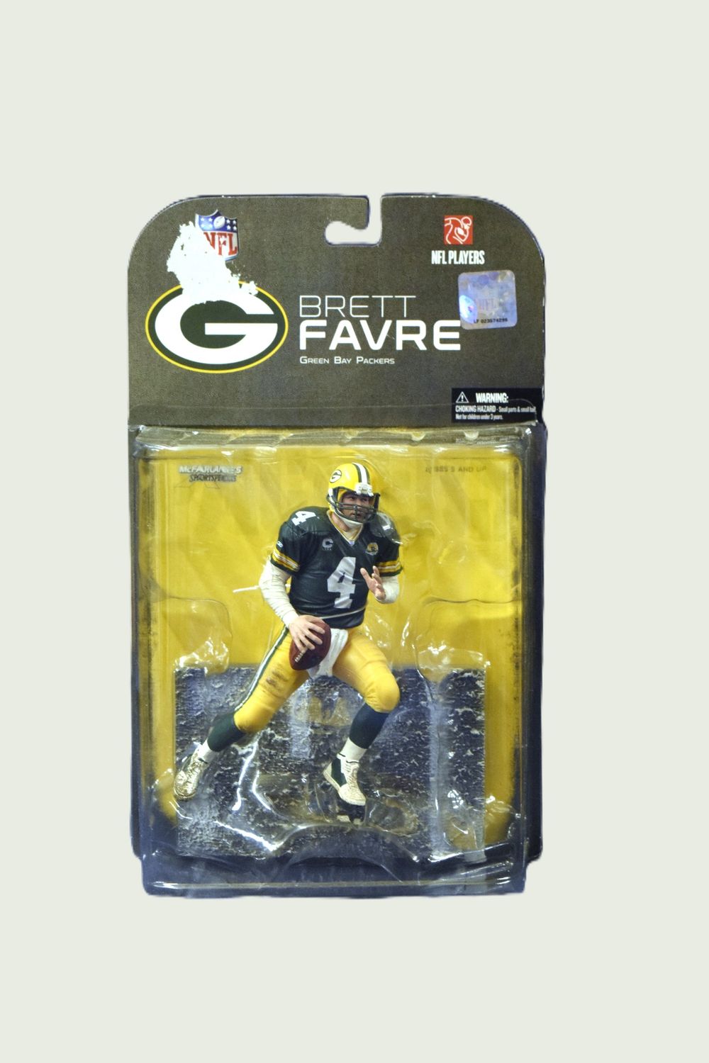 NFL Players, Brett Favre, Green Bay Packers 2008 McFarland Toys