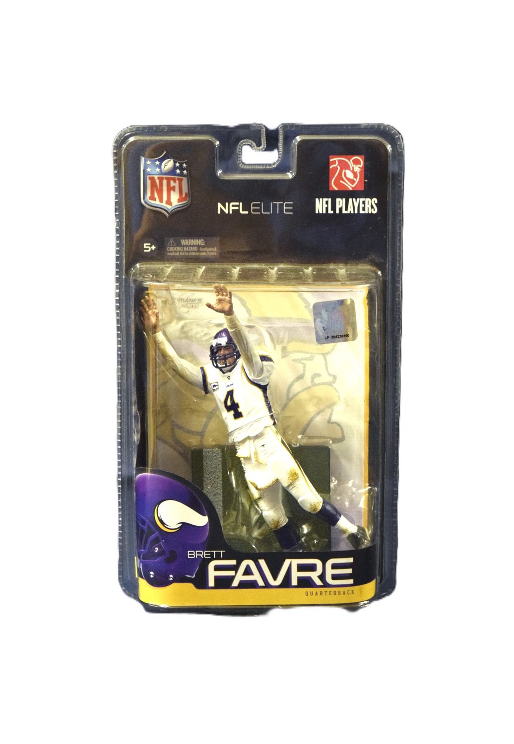 NFL, Players Elite Players, Brett Favre, Minnesota Vikings McFarland Toys