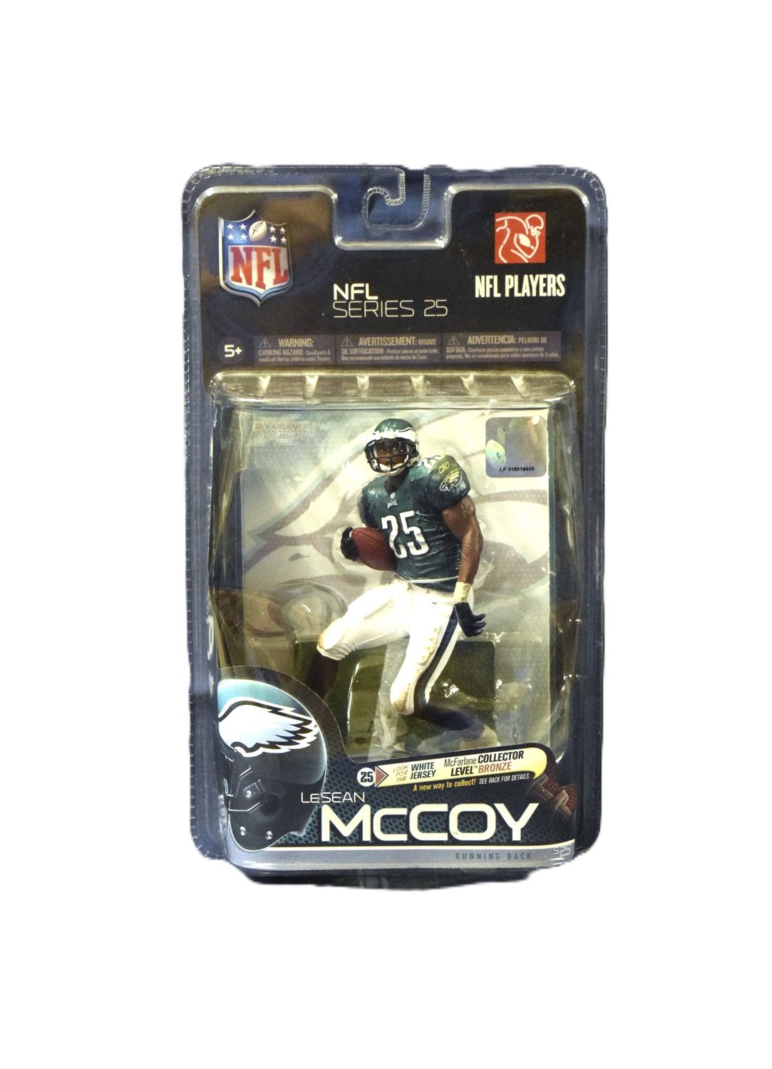 NFL Players Series 25, LeSean McCoy, Philadelphia Eagles, 2010 McFarland Toys