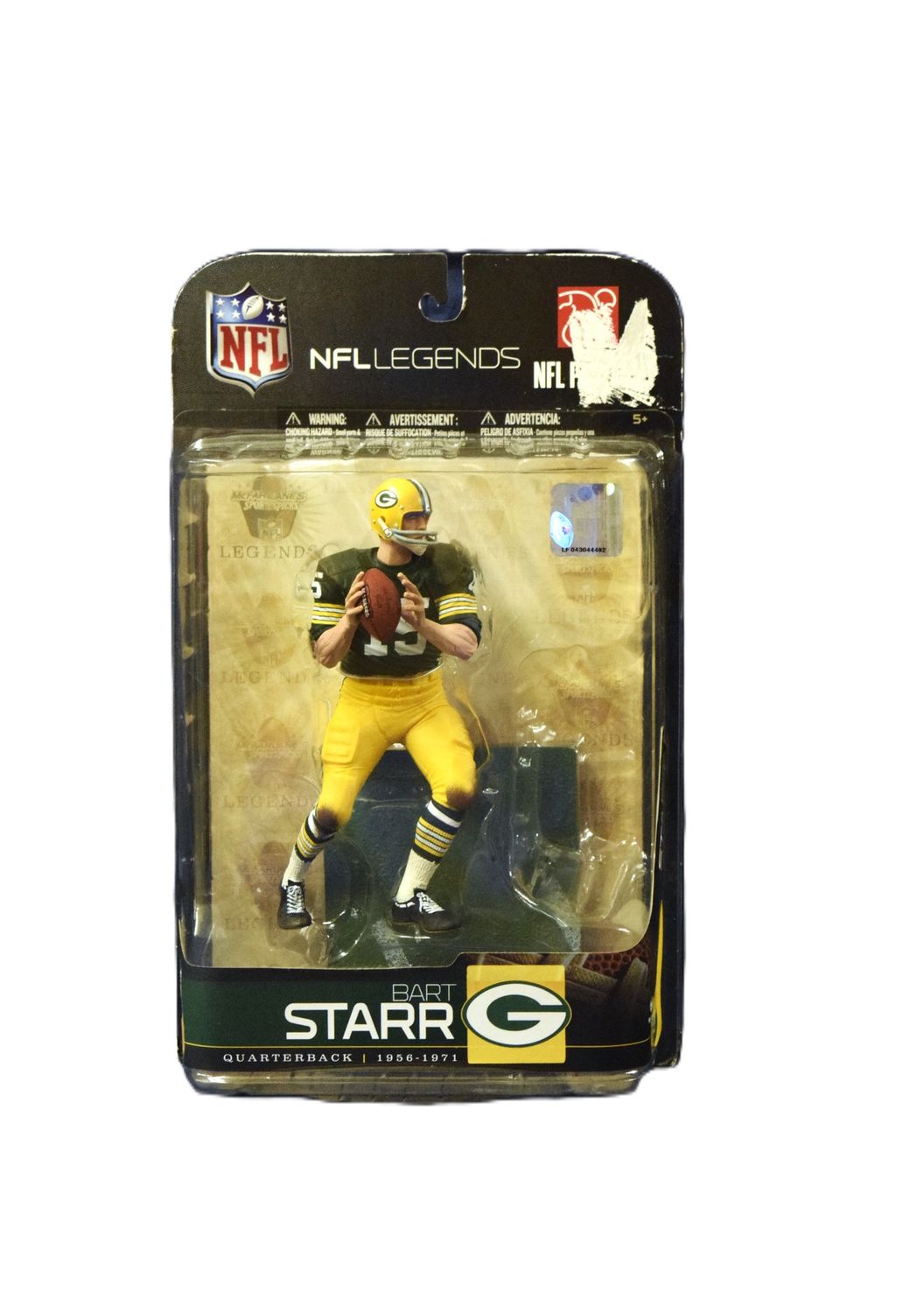 NFL Players Legends, Bart Starr, Green Bay Packers, 2009 McFarland Toys