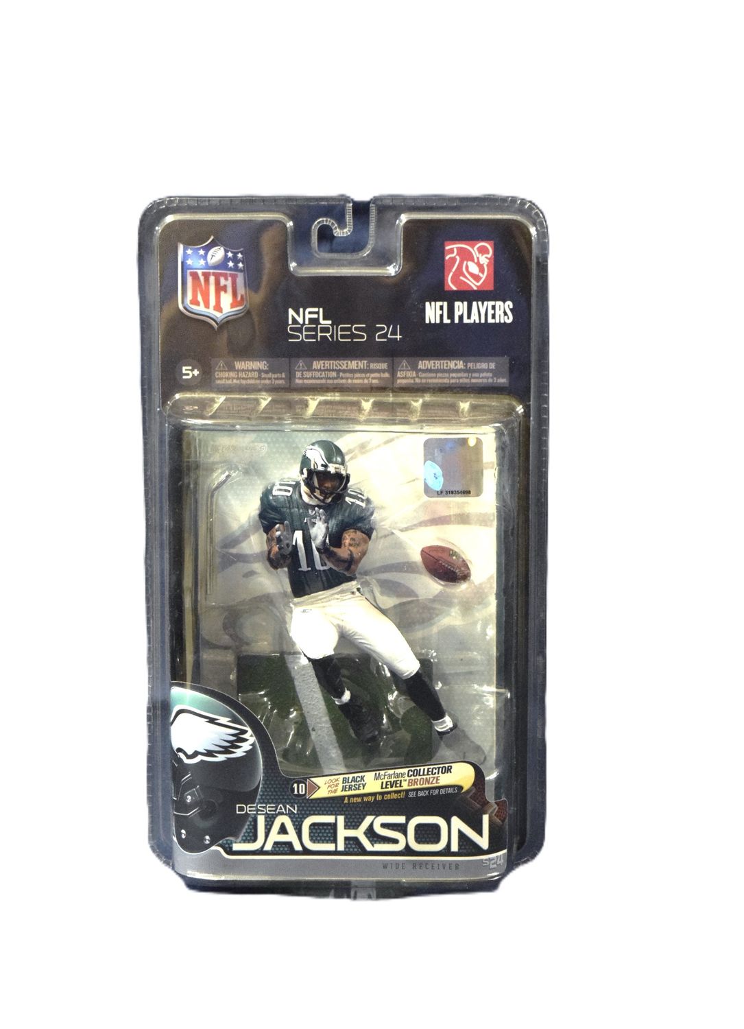 NFL Players Series 24, Desean Jackson, Philadelphia Eagles, 2010 McFarland Toys