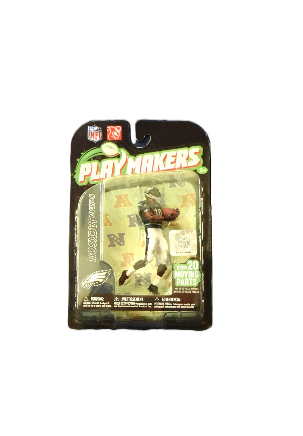 NFL Play Makers Series 2, Desean Jackson, Philadelphia Eagles, 2011 McFarland Toys