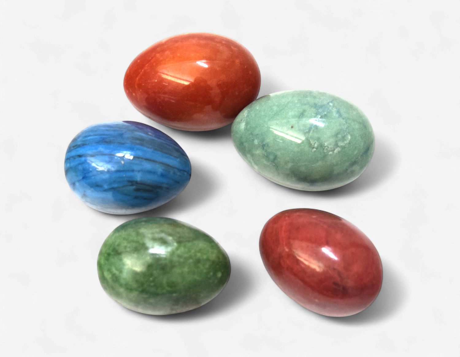 Vintage Alabaster/Marble Stone Eggs