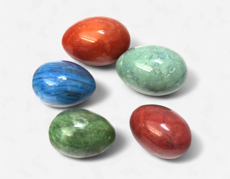 Vintage Alabaster/Marble Stone Eggs