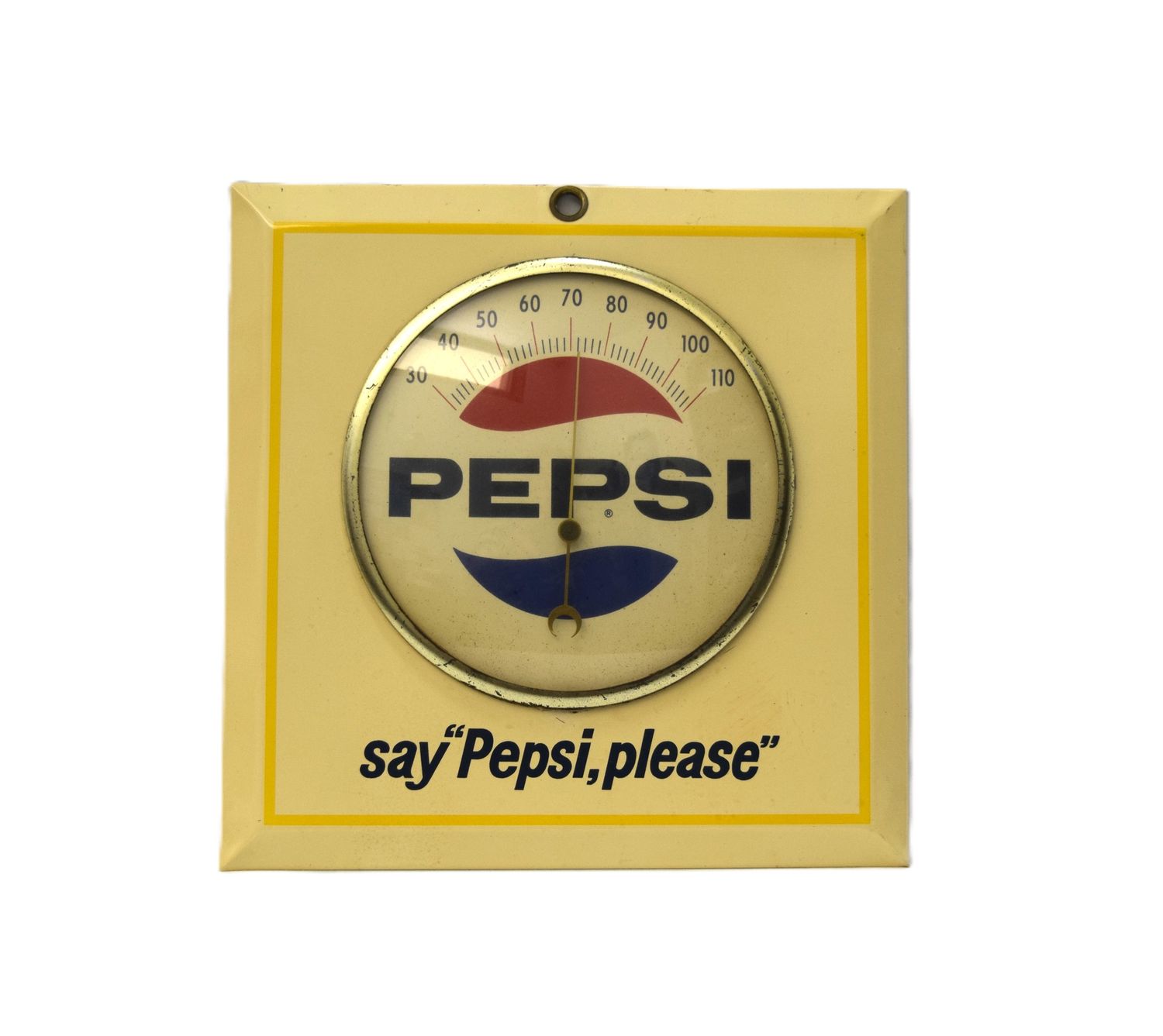 1960’s, say “Pepsi, please”, Vintage Pepsi Thermometer