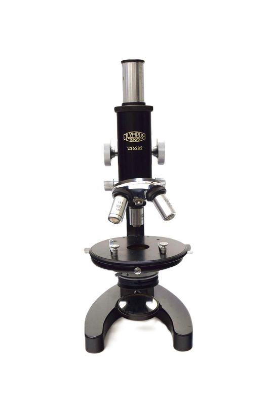 Vintage Olympus Microscope, and Case, Model #236282